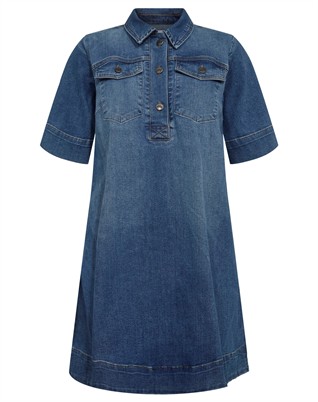 Paris Kjole - Light Blue Denim